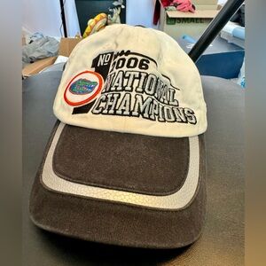 Univ. Of Florida 2006-2007 National Championship Adjustable Baseball Cap. Used